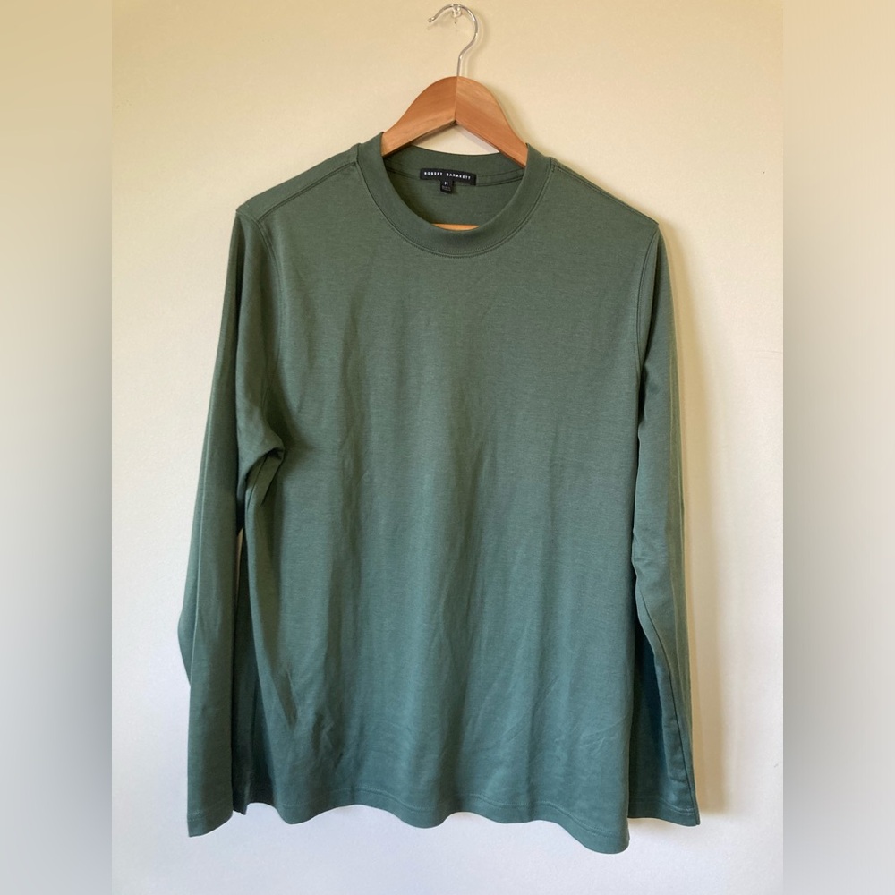 Robert Barakett Longsleeve Crew Neck Shirt 100% Pima Cotton Ultra soft